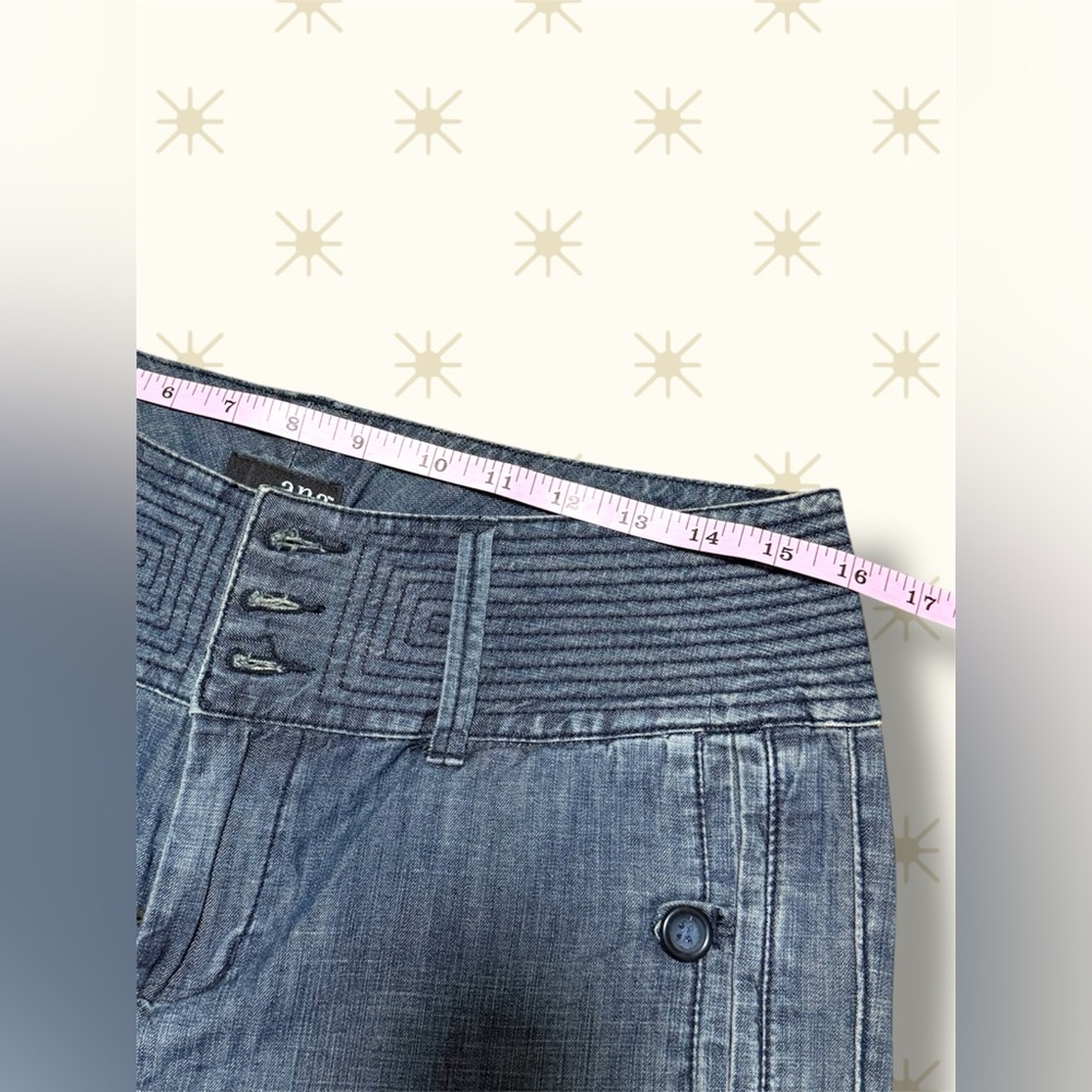 a.n.a Flare Wide Leg Jeans in Classic Blue - Picture 3 of 7